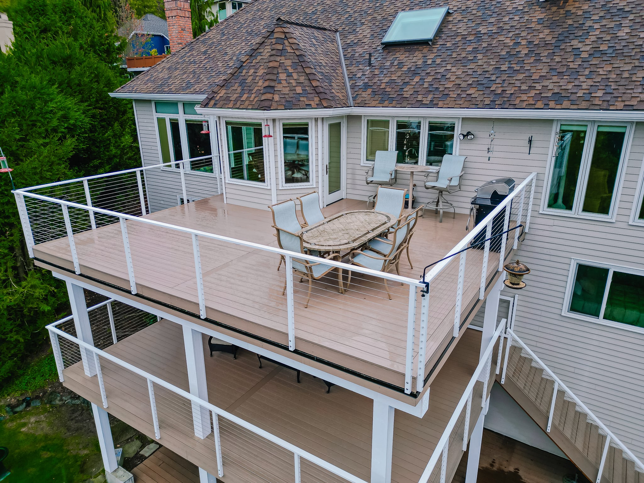Transform Your Deck with Custom Color Cable Railings