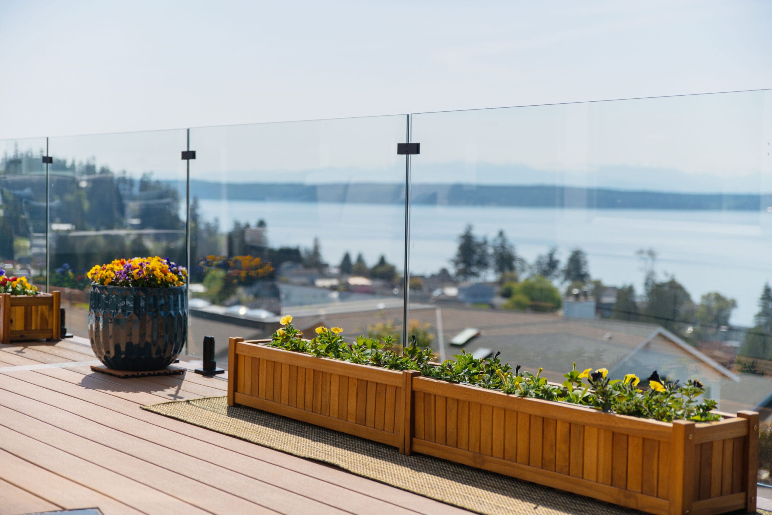 Frameless Glass Railing - Maisy Railing